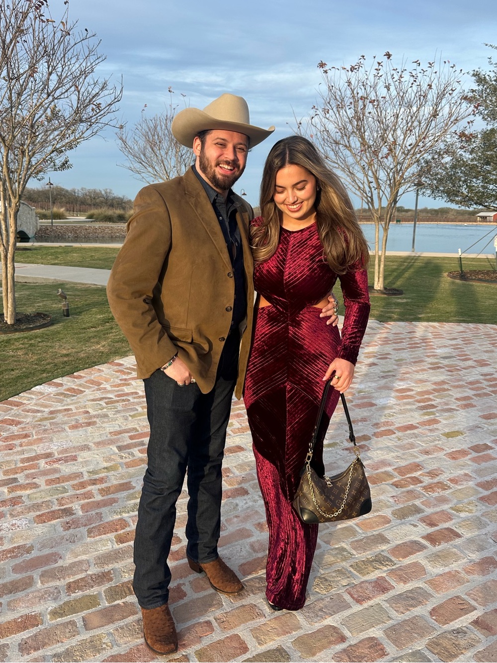 Michael Costello X Revolve Spencer Gown in Oxblood